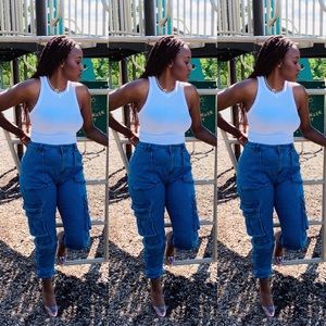 🎉🎉HOST PICK! 🎉🎉🎉🎉 Cargo denim joggers